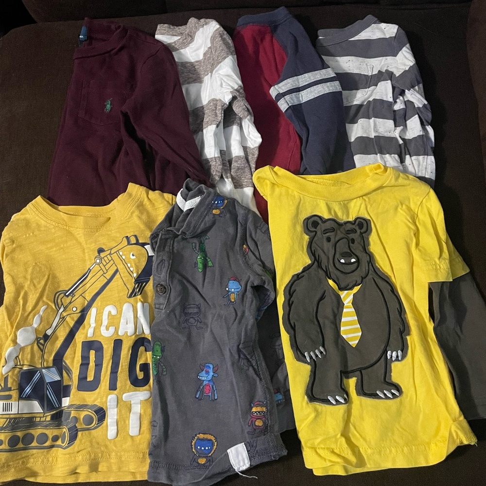 18M Boys Long Sleeved Shirts & Jammies
